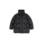 MM6 Maison Margiela Nylon Puffer Jacket in Black | Jackets | Luxury Shoes 