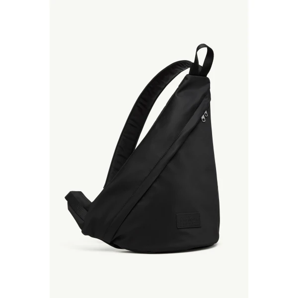 MM6 Maison Margiela Nylon Sling Crossbody Bag in Black, view 3 | Shoulder & Crossbody Bags | Luxury Shoes 
