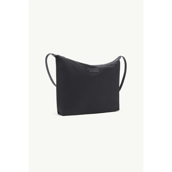 MM6 Maison Margiela Nylon Twill Crossbody Bag in Black, view 3 | Shoulder & Crossbody Bags | Luxury Shoes 