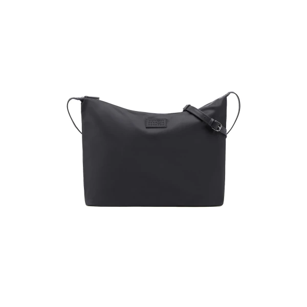 MM6 Maison Margiela Nylon Twill Crossbody Bag in Black | Shoulder & Crossbody Bags | Luxury Shoes 