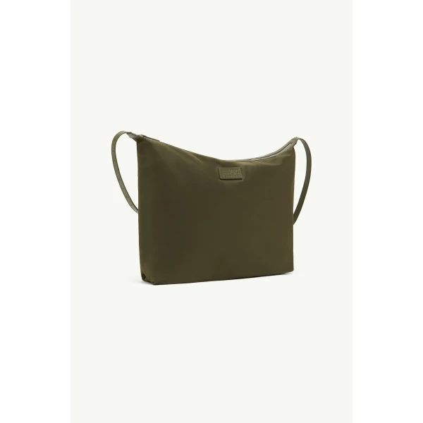 MM6 Maison Margiela Nylon Twill Crossbody Bag in Khaki, view 3 | Shoulder & Crossbody Bags | Luxury Shoes 