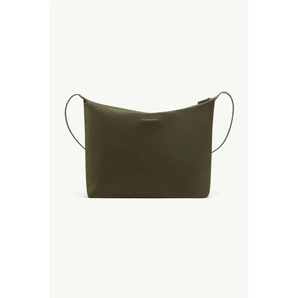 MM6 Maison Margiela Nylon Twill Crossbody Bag in Khaki, view 4 | Shoulder & Crossbody Bags | Luxury Shoes 