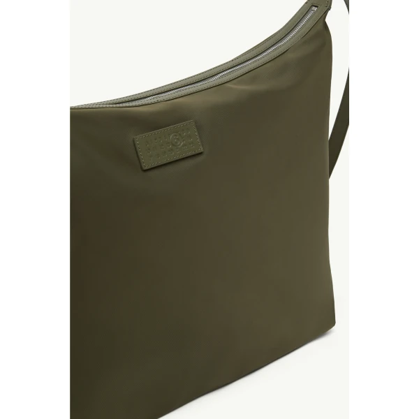 MM6 Maison Margiela Nylon Twill Crossbody Bag in Khaki, view 5 | Shoulder & Crossbody Bags | Luxury Shoes 