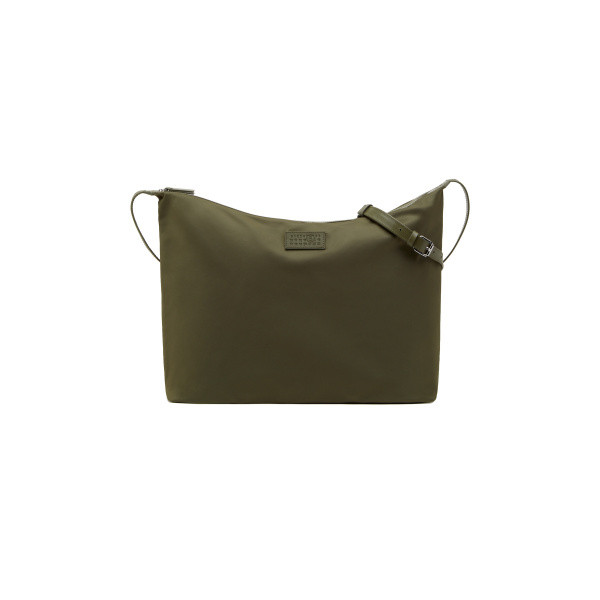 MM6 Maison Margiela Nylon Twill Crossbody Bag in Khaki | Shoulder & Crossbody Bags | Luxury Shoes 