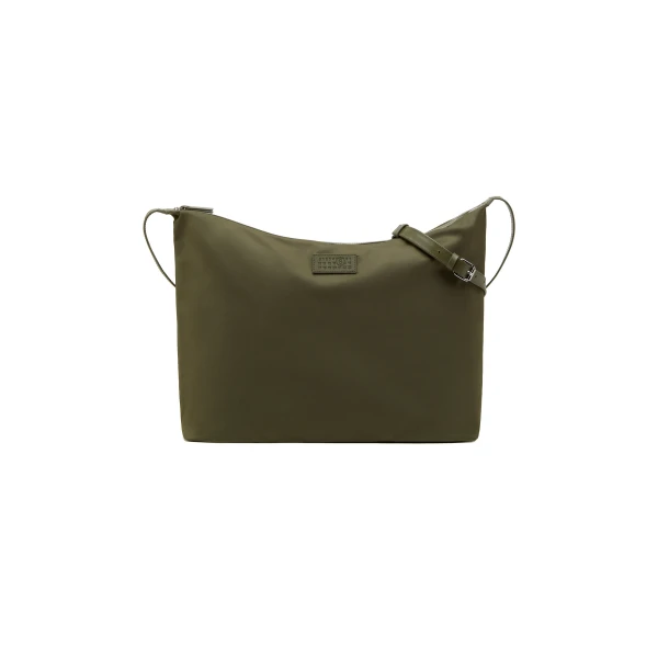 MM6 Maison Margiela Nylon Twill Crossbody Bag in Khaki | Shoulder & Crossbody Bags | Luxury Shoes 