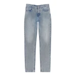 MM6 Maison Margiela Overlocked Straight-Leg Jeans in Light Blue | Denim | Luxury Shoes 