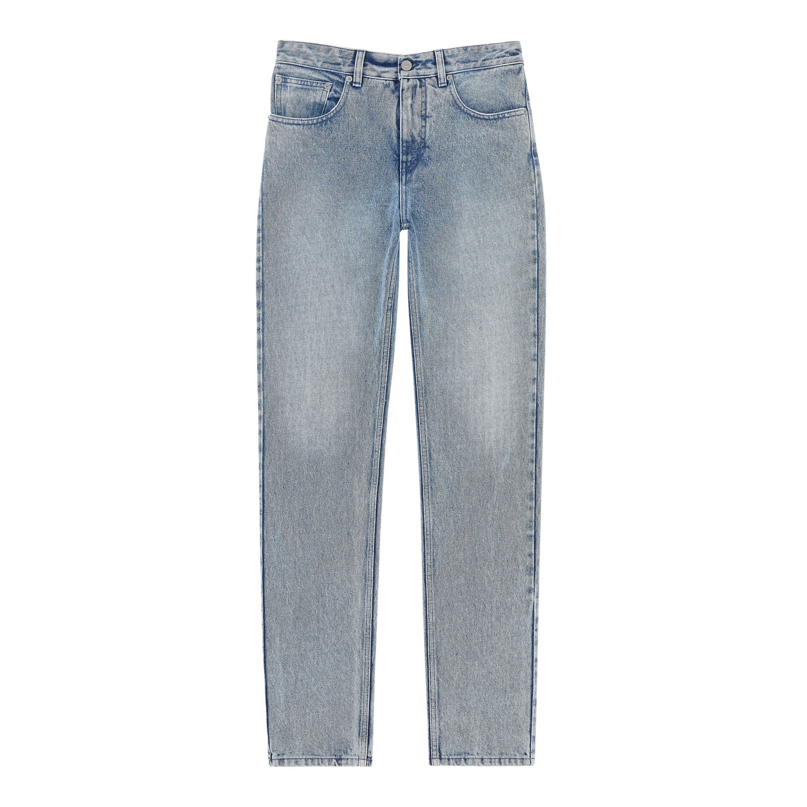 MM6 Maison Margiela Overlocked Straight-Leg Jeans in Light Blue MM6 Maison Margiela Overlocked Straight-Leg Jeans in Light Blue | Denim | Luxury Shoes