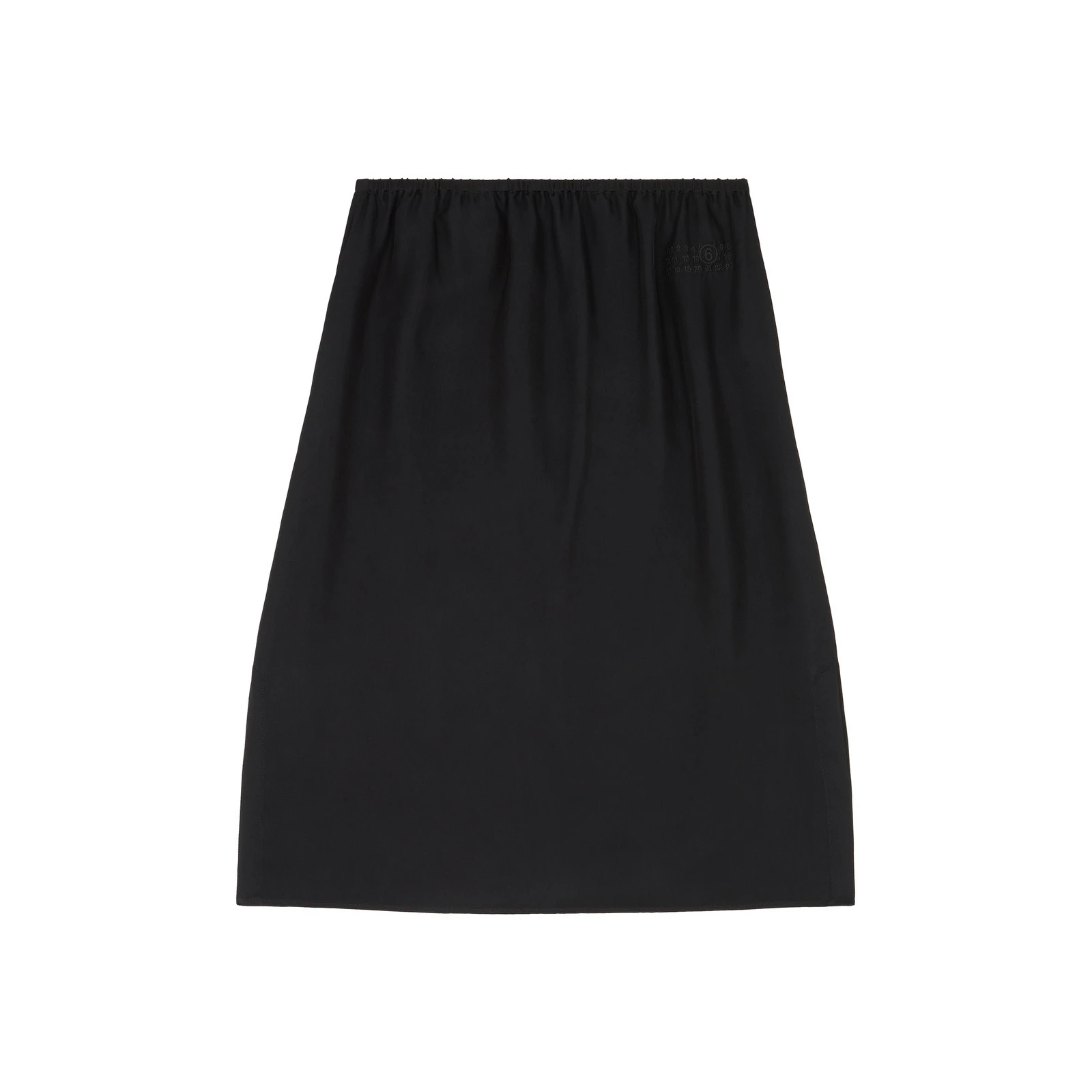 MM6 Maison Margiela Satin Midi Skirt in Black MM6 Maison Margiela Satin Midi Skirt in Black | Midi Skirts | Luxury Shoes