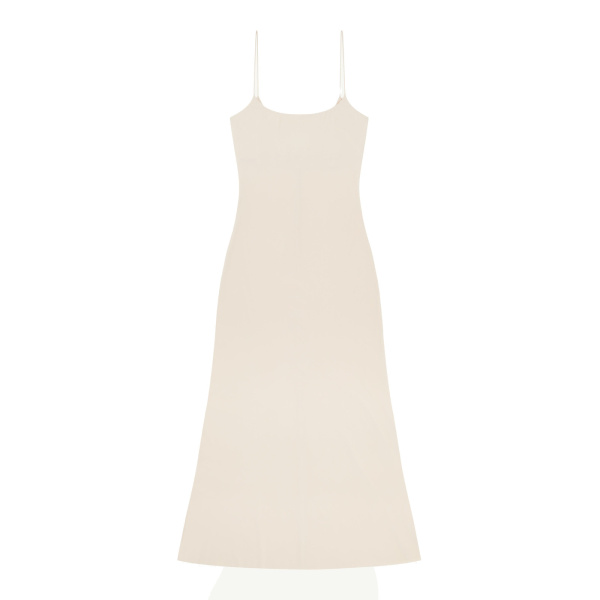 MM6 Maison Margiela Slip Dress in White | Maxi Dresses | Luxury Shoes 