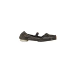 MM6 Maison Margiela Square-Toe Leather Ballerina Shoes in Doe Brown | Flats | Luxury Shoes 