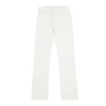MM6 Maison Margiela Straight-Leg Jeans in White | Denim | Luxury Shoes 