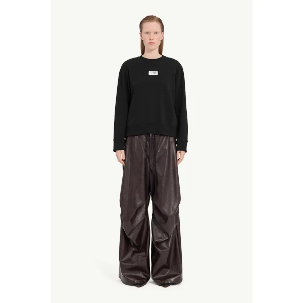 MM6 Maison Margiela Sweatshirt in Black, view 2 | Hoodies | Luxury Shoes 