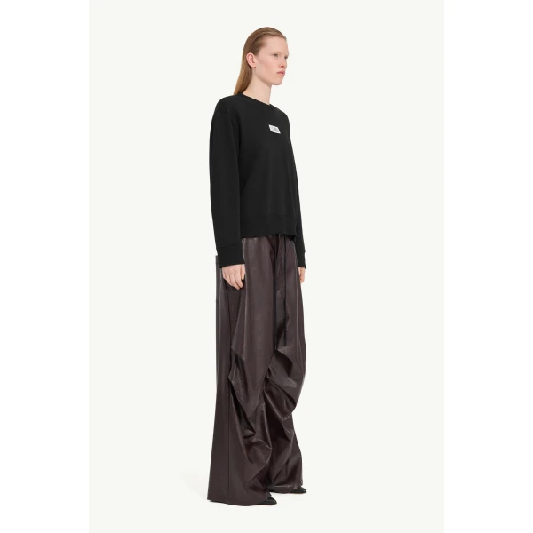 MM6 Maison Margiela Sweatshirt in Black, view 3 | Hoodies | Luxury Shoes 