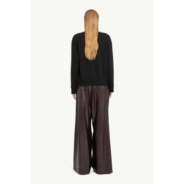 MM6 Maison Margiela Sweatshirt in Black, view 4 | Hoodies | Luxury Shoes 