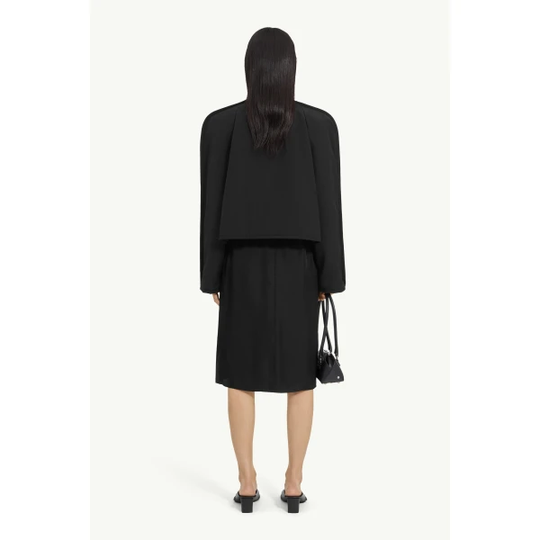 MM6 Maison Margiela Tailored Jacket in Black, view 4 | Blazers | Luxury Shoes 