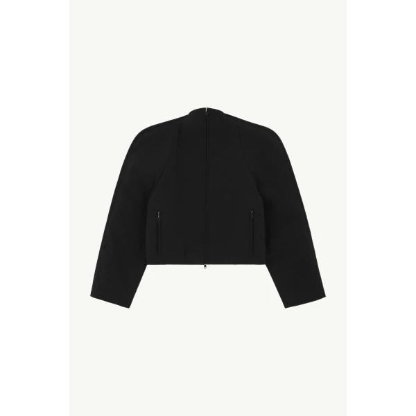 MM6 Maison Margiela Tailored Jacket in Black, view 6 | Blazers | Luxury Shoes 