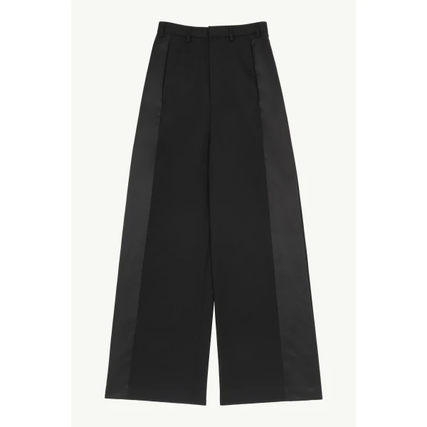 MM6 Maison Margiela Tailored Trousers in Black, view 6 | Tailored pants | Luxury Shoes 