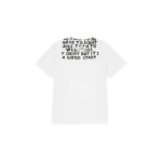 MM6 Maison Margiela V-Neck Sida T-Shirt in White | T-shirts | Luxury Shoes 