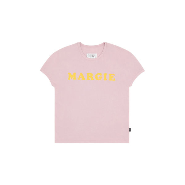 MM6 Maison Margiela Vintage Jersey T-Shirt in Pink | T-shirts | Luxury Shoes 