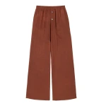 MM6 Maison Margiela Viscose Blend Jacquard Trousers in Light Brown MM6 Maison Margiela Viscose Blend Jacquard Trousers in Light Brown | Tailored pants | Luxury Shoes