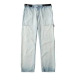 MM6 Maison Margiela Wide-Leg Denim Jeans in Light Blue | Denim | Luxury Shoes 