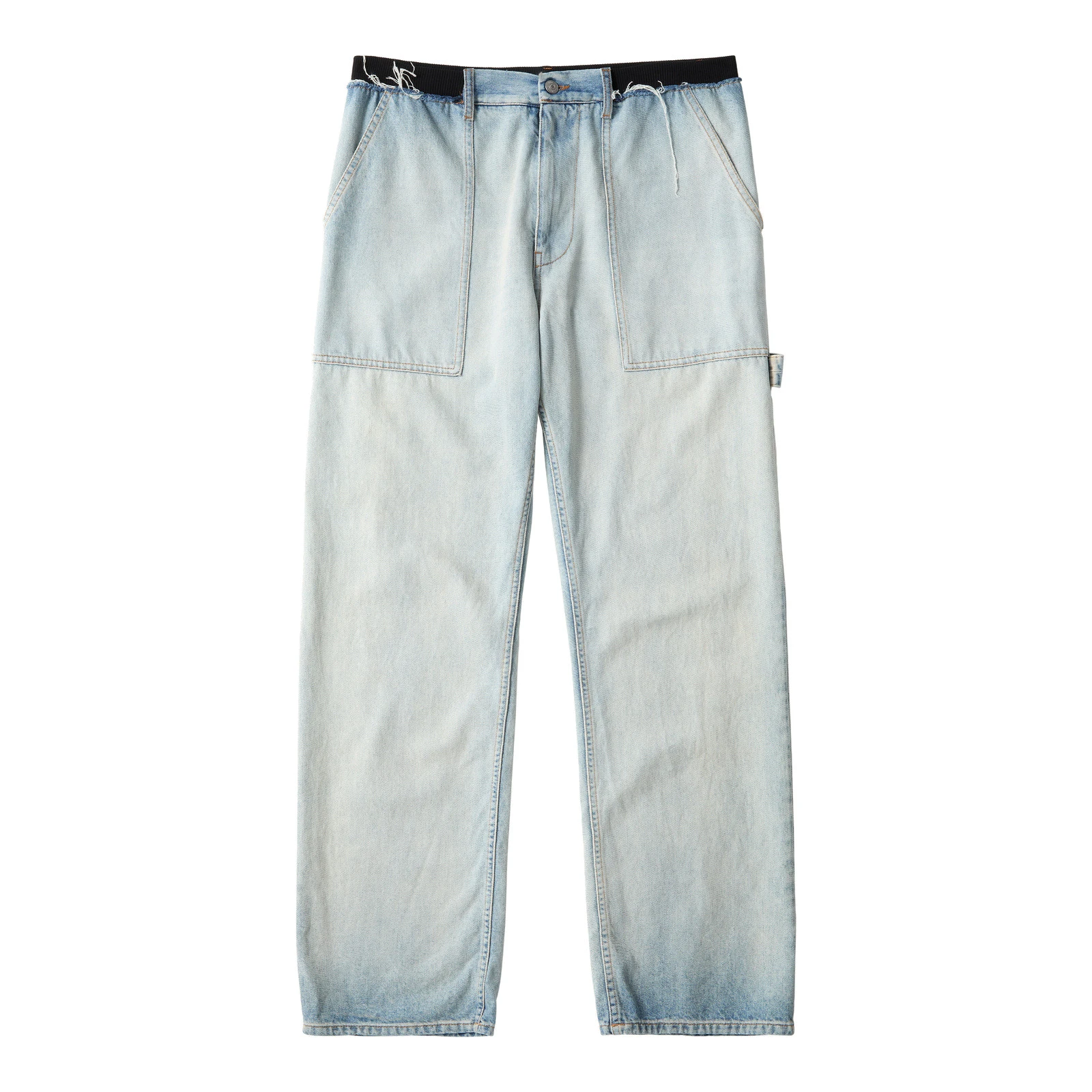 MM6 Maison Margiela Wide-Leg Denim Jeans in Light Blue MM6 Maison Margiela Wide-Leg Denim Jeans in Light Blue | Denim | Luxury Shoes