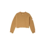MM6 Maison Margiela Wool Jumper in Pink Beige | Sweaters | Luxury Shoes 