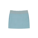 MM6 Maison Margiela Wool Mini Skirt in Blue | Mini Skirts | Luxury Shoes 