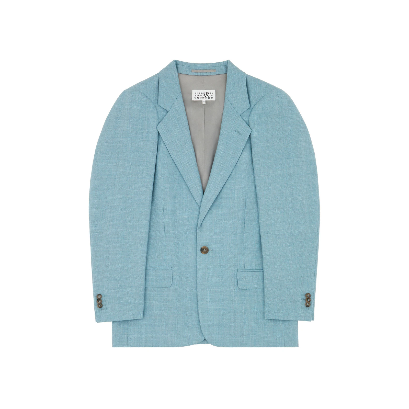 MM6 Maison Margiela Wool Tailored Jacket in Blue MM6 Maison Margiela Wool Tailored Jacket in Blue | Blazers | Luxury Shoes