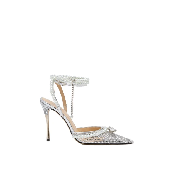 Diamond of Elizabeth PVC Pumps in Silver