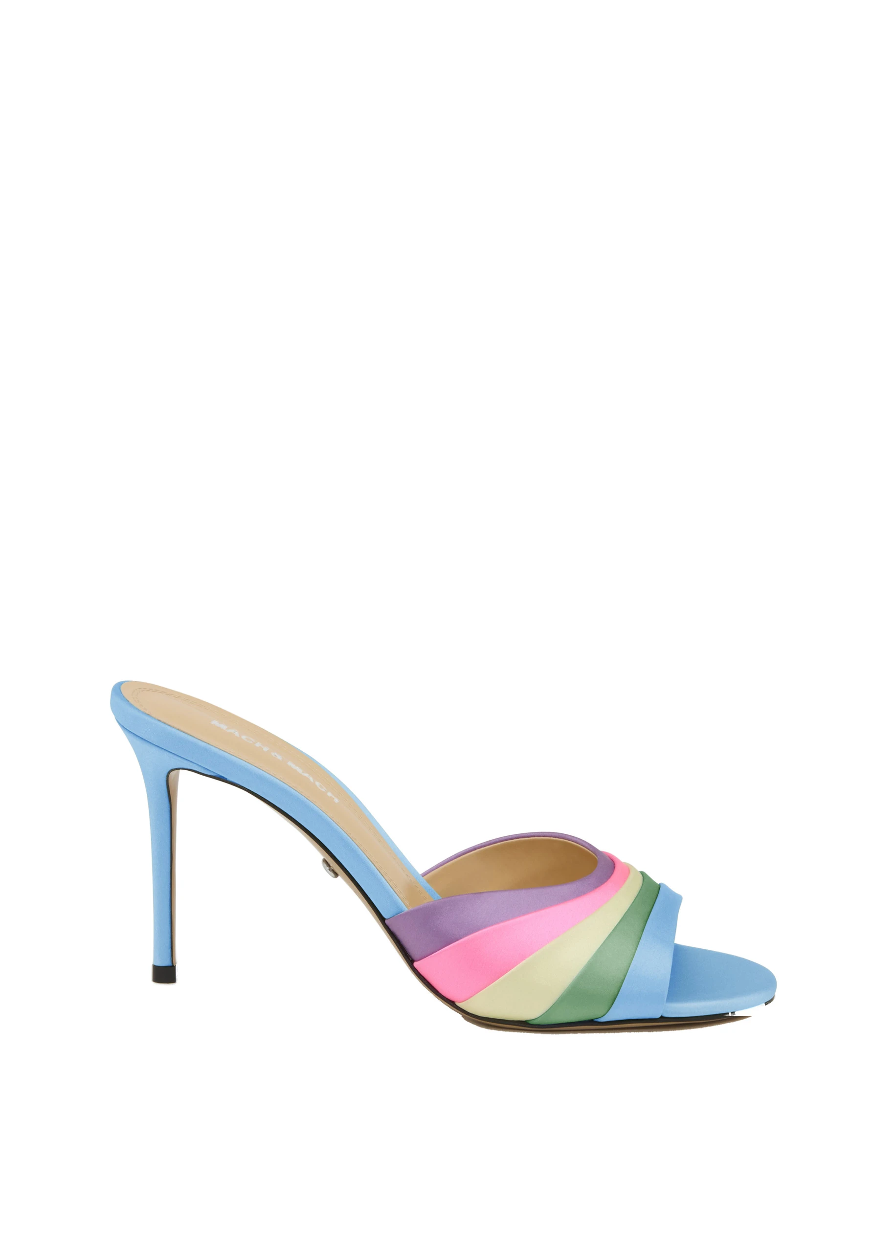 Mach & Mach Gradient Multicolour Satin Mules Multicolour Mach & Mach Gradient Multicolour Satin Mules | Shoes