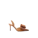 Beige Mach & Mach Le Cadeau Brown Aqua Gradient Slingbacks | Shoes