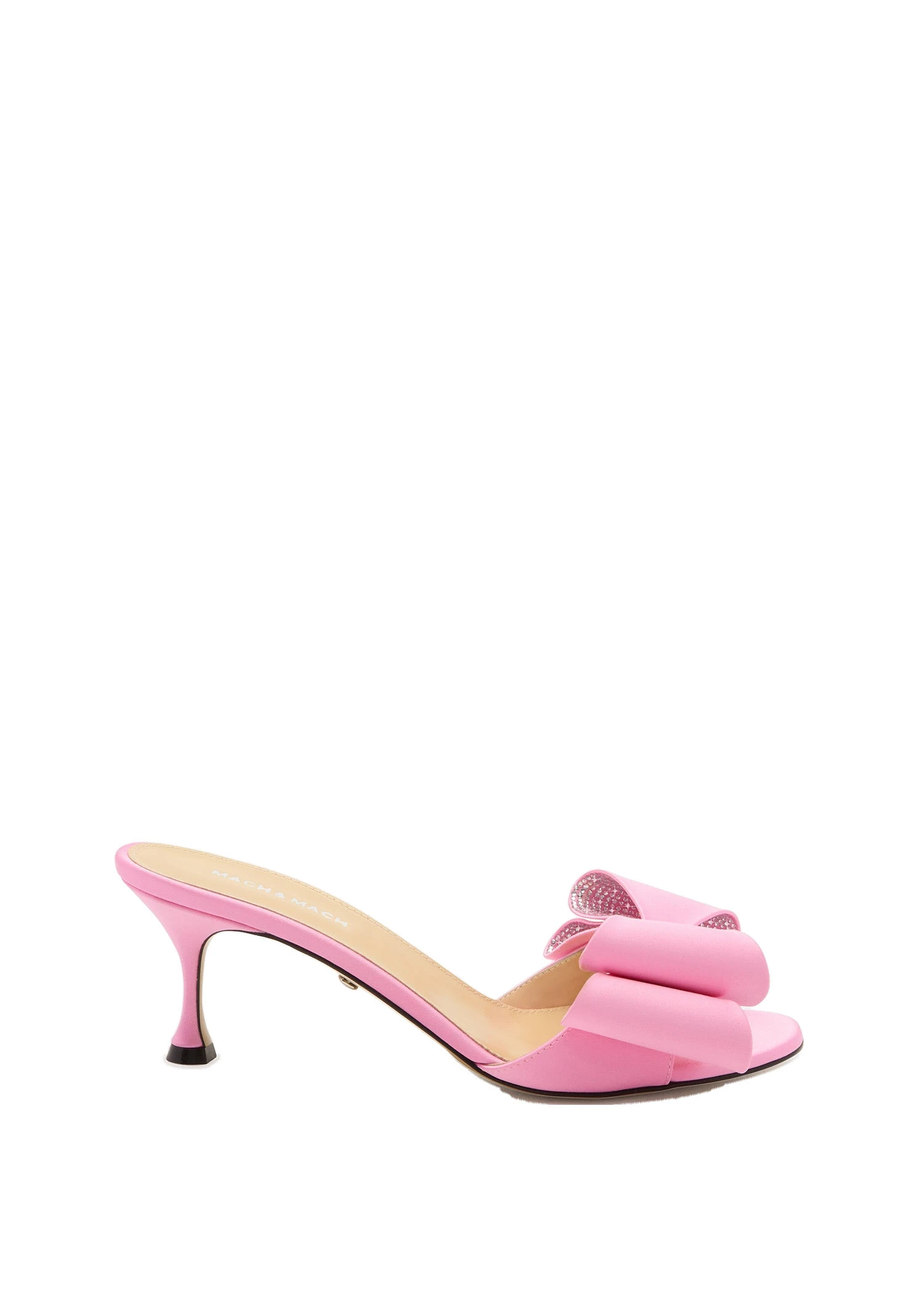 Mach & Mach Le Cadeau Satin Kitten Heel Mules in Pink Pink Mach & Mach Le Cadeau Satin Kitten Heel Mules in Pink | Shoes