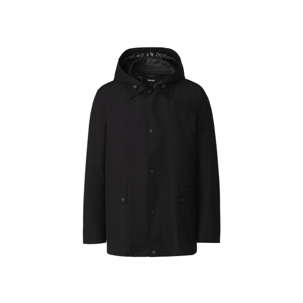 Mackage Alec 3-In-1 Short Balmacaan Coat in Black
