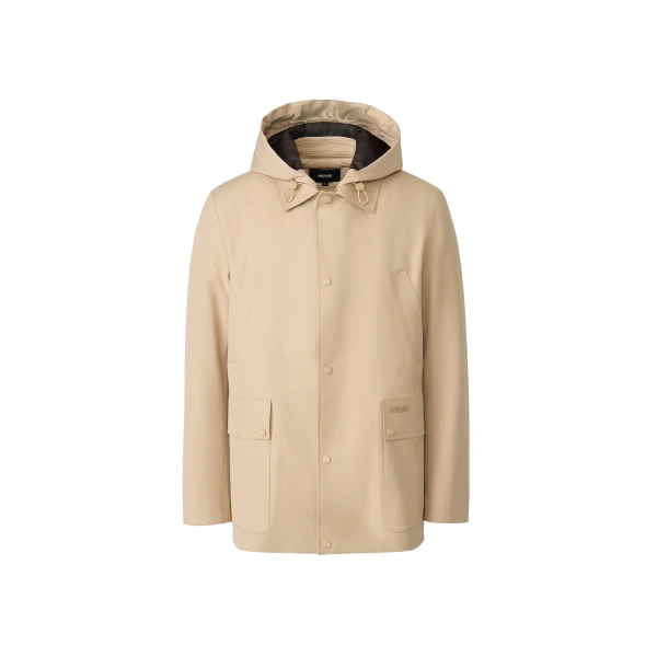 Alec 3-In-1 Short Balmacaan Coat in Light Camel