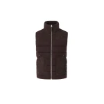 Mackage Alvin-AL Sweater Knit Down Vest in Coffee
