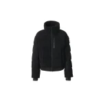 Mackage Anaya Sherpa Fleece Down Jacket in Black
