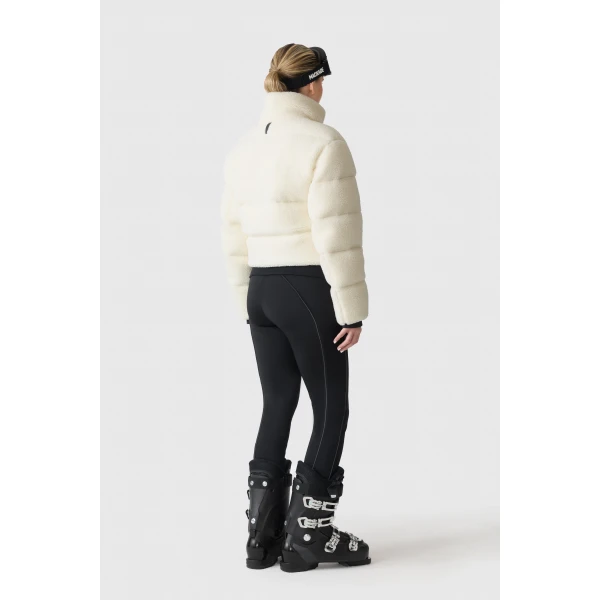 Mackage Anaya Sherpa Fleece Down Jacket in Cream