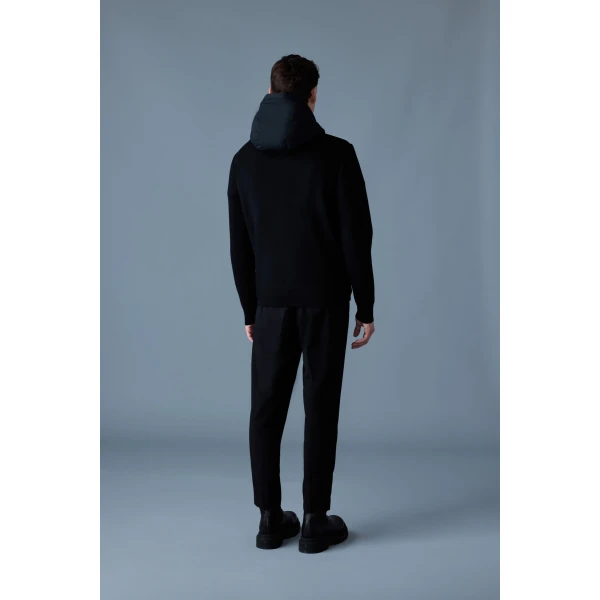 Mackage Andrew-Z Mixed-Media Light Down Jacket in Black