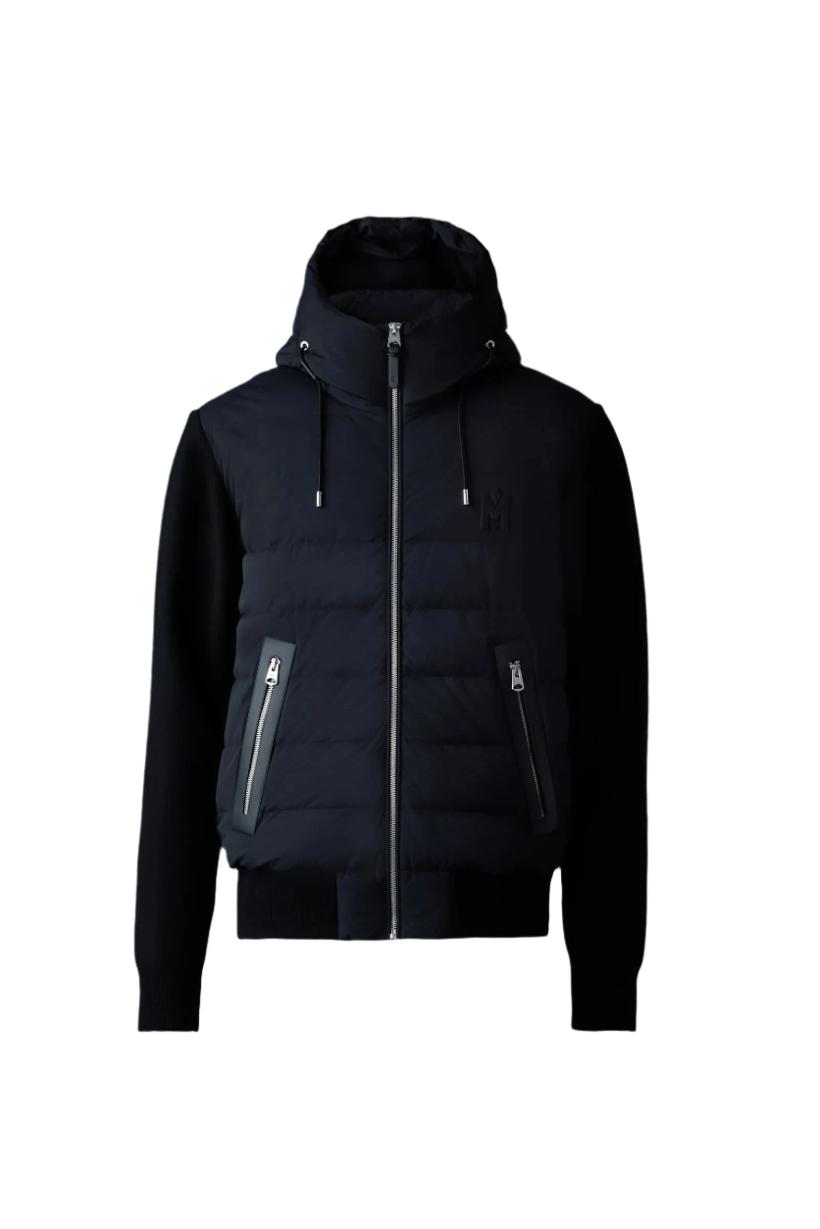 Mackage Andrew-Z Mixed-Media Light Down Jacket in Black Mackage Andrew-Z Mixed-Media Light Down Jacket in Black
