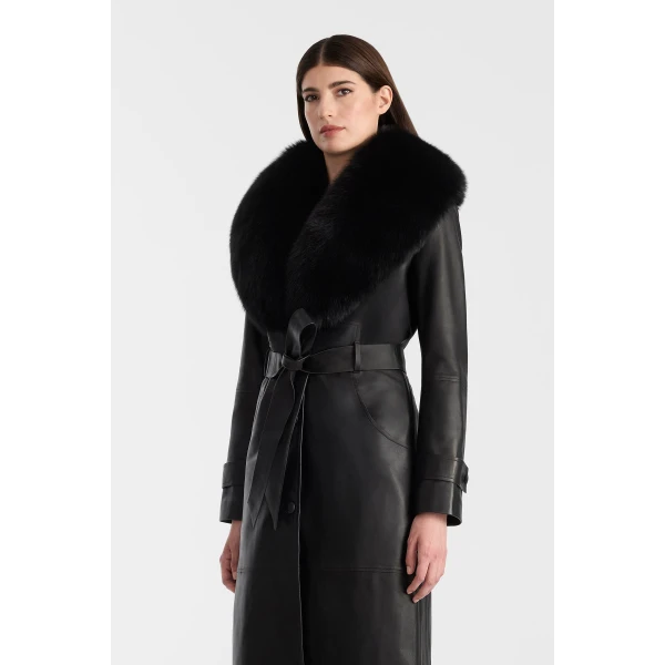 mackage leather coats
