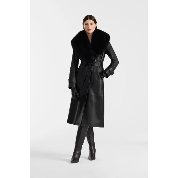 designer leather coats