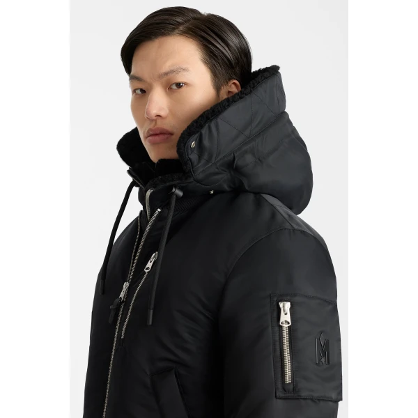 Mackage August-Z Bomber Jacket in Black