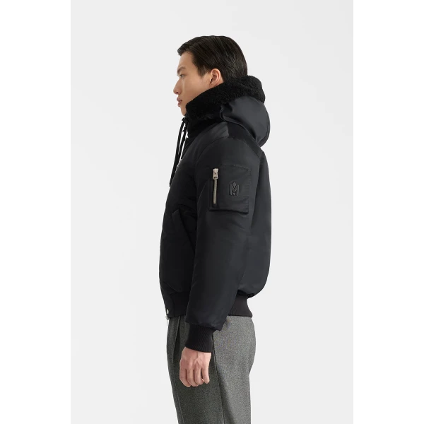 Mackage August-Z Bomber Jacket in Black