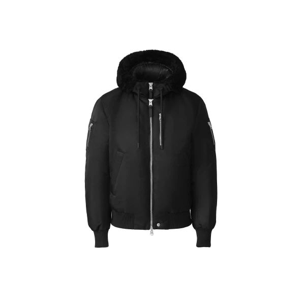 Mackage August-Z Bomber Jacket in Black