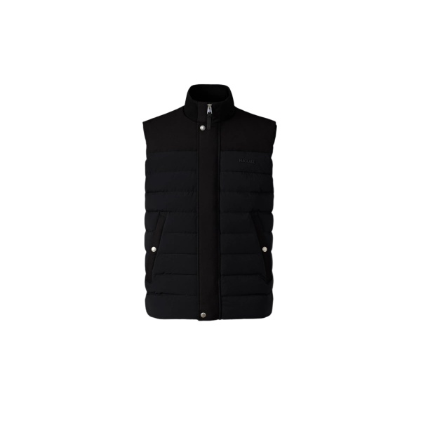 Mackage Brody Down-Filled Quilted Vest in Black