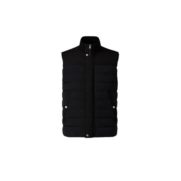Mackage Brody Down-Filled Quilted Vest in Black
