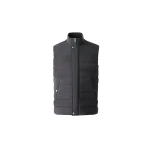 Mackage Brody Down-Filled Quilted Vest in Carbon