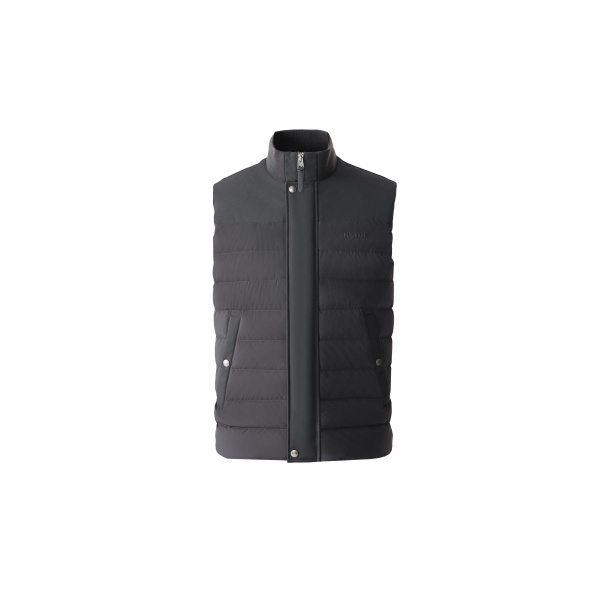Mackage Brody Down-Filled Quilted Vest in Carbon