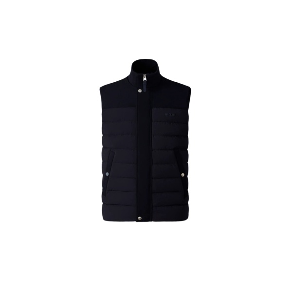 Mackage Brody Down-Filled Quilted Vest in Navy